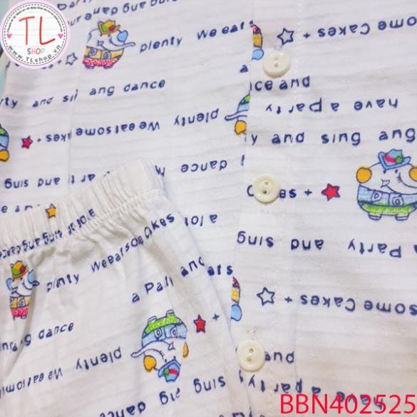 Thời trang trẻ em - Bộ quần áo cài nút hình chú voi cute  – Quần áo bé trai - Bộ bé trai - Quần áo bé gái - Bộ bé gái