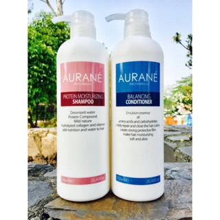 Bộ dầu gội xả Aurane Protein Moisturizing 750mlx2 - Pháp (New)