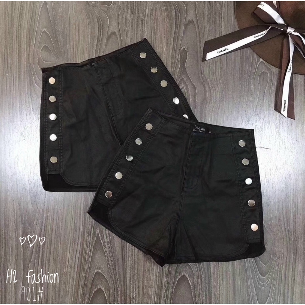Quần Short Da Khuy Sườn Mã 901 (Co Dãn)