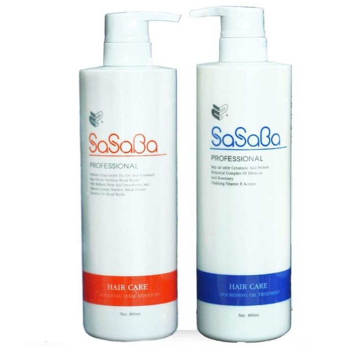 Dầu cặp gội xả sasaba 800ml×2