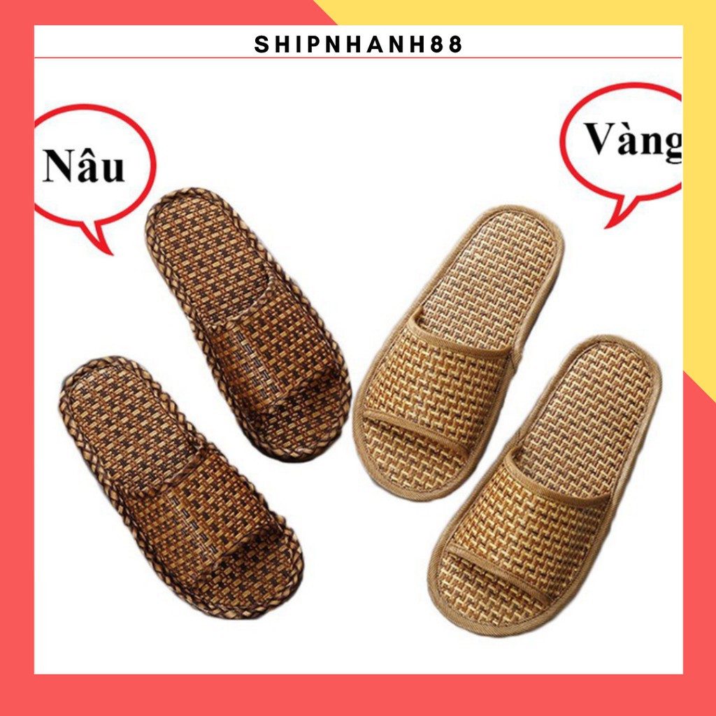 Dép di trong nhà, dép quai ngang bằng cói  Siêu Rẻ Đẹp - DU8 2273 SHIPNHANH88