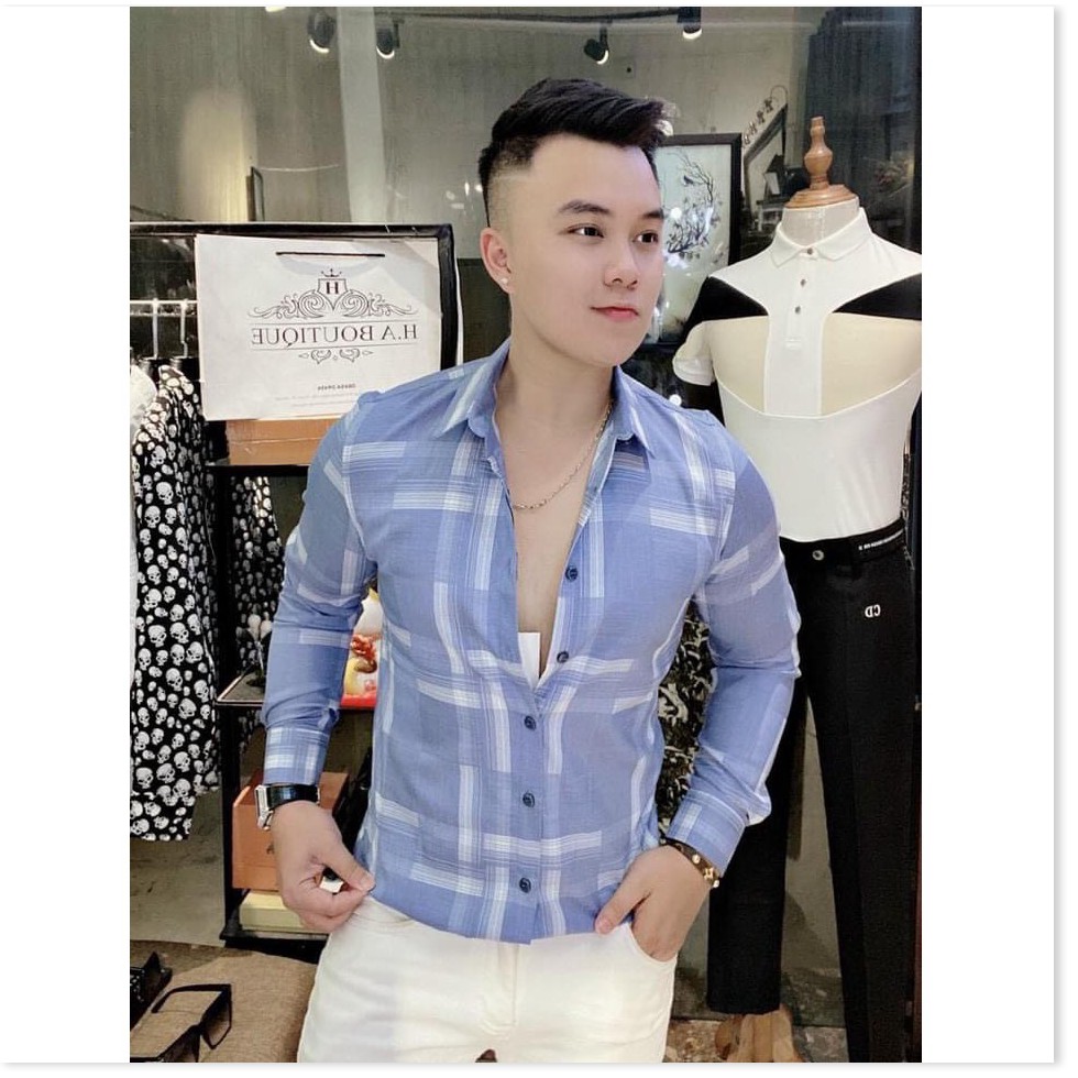 ÁO SƠ MI NAM 3D,KẺ VUÔNG,NHIỀU MÀU SẮC HOT NHẤT 2021 KOKO MI STORE