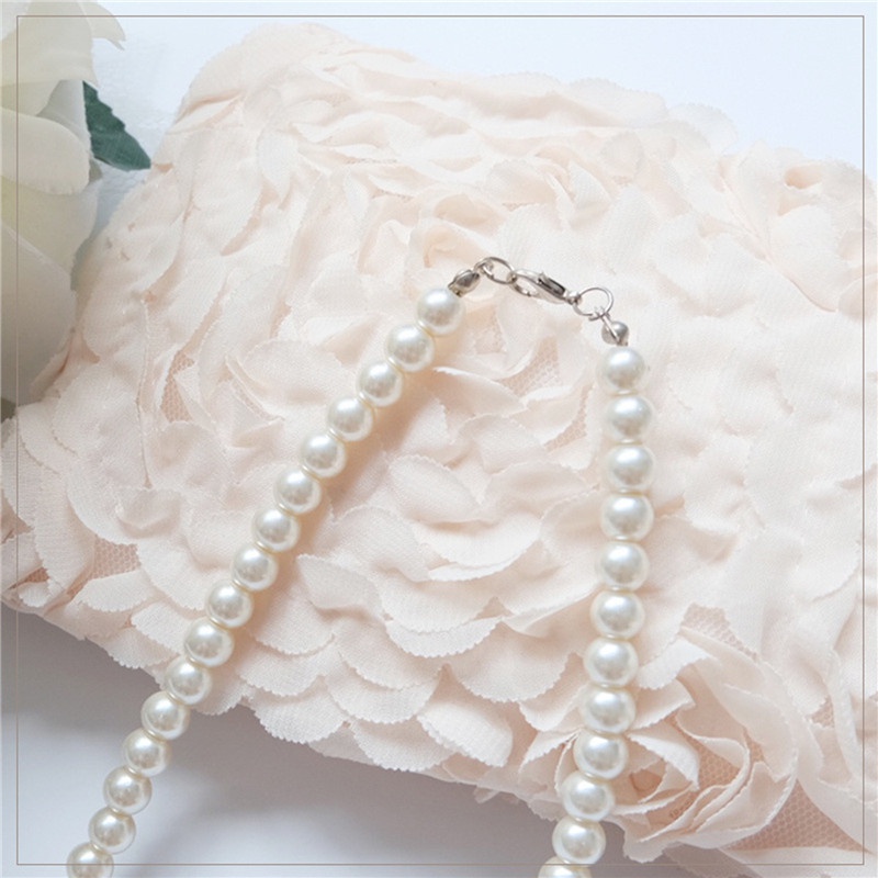 Vòng cổ hạt ngọc trai sang trọng thời trang dành cho cô dâu