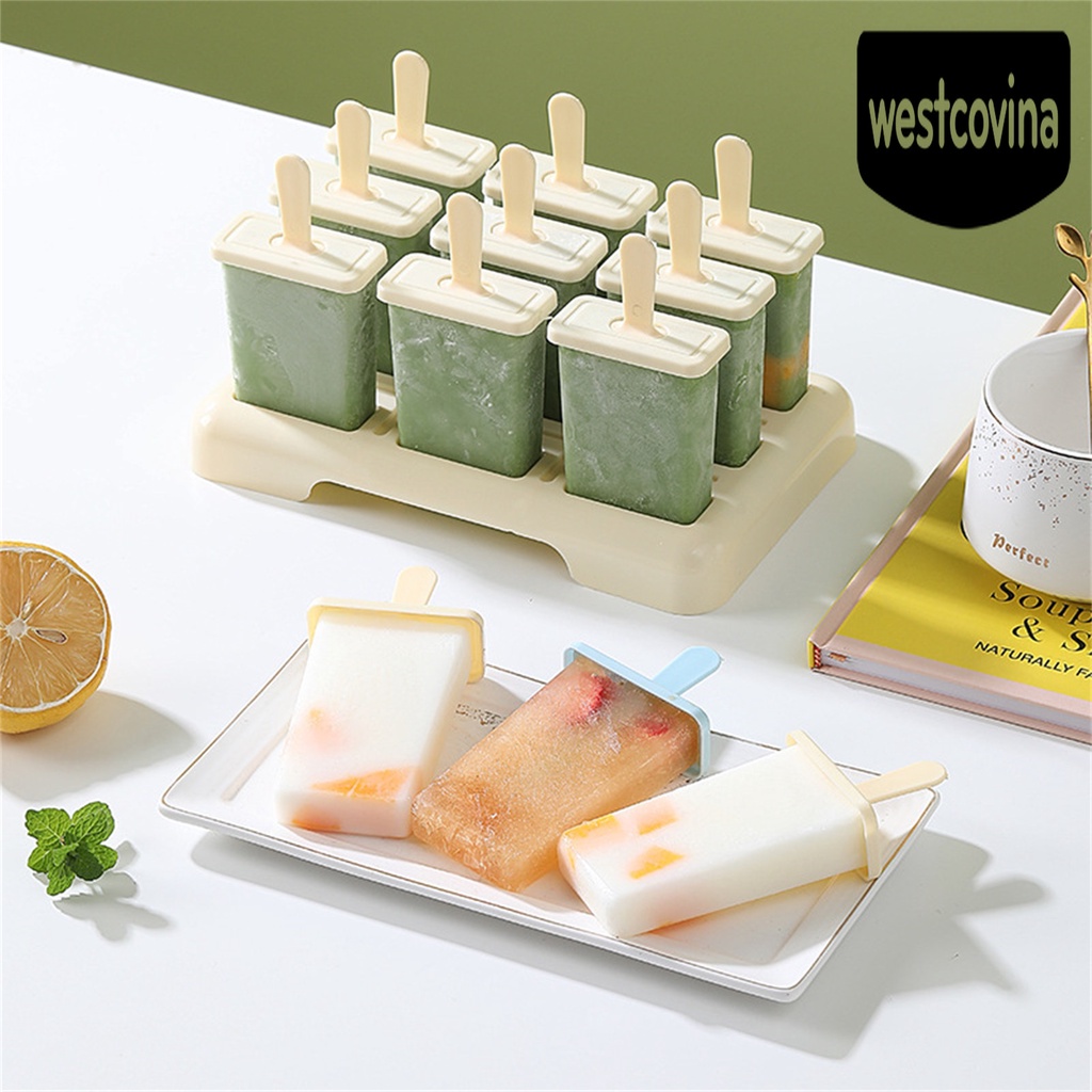 [Hot]☀ 1 Bộ Khuôn Làm Kem Bằng Nhựa Cấp Thực Phẩm Rộng Rãi Dùng Trong Xây Dựng Tiệc Tùng
