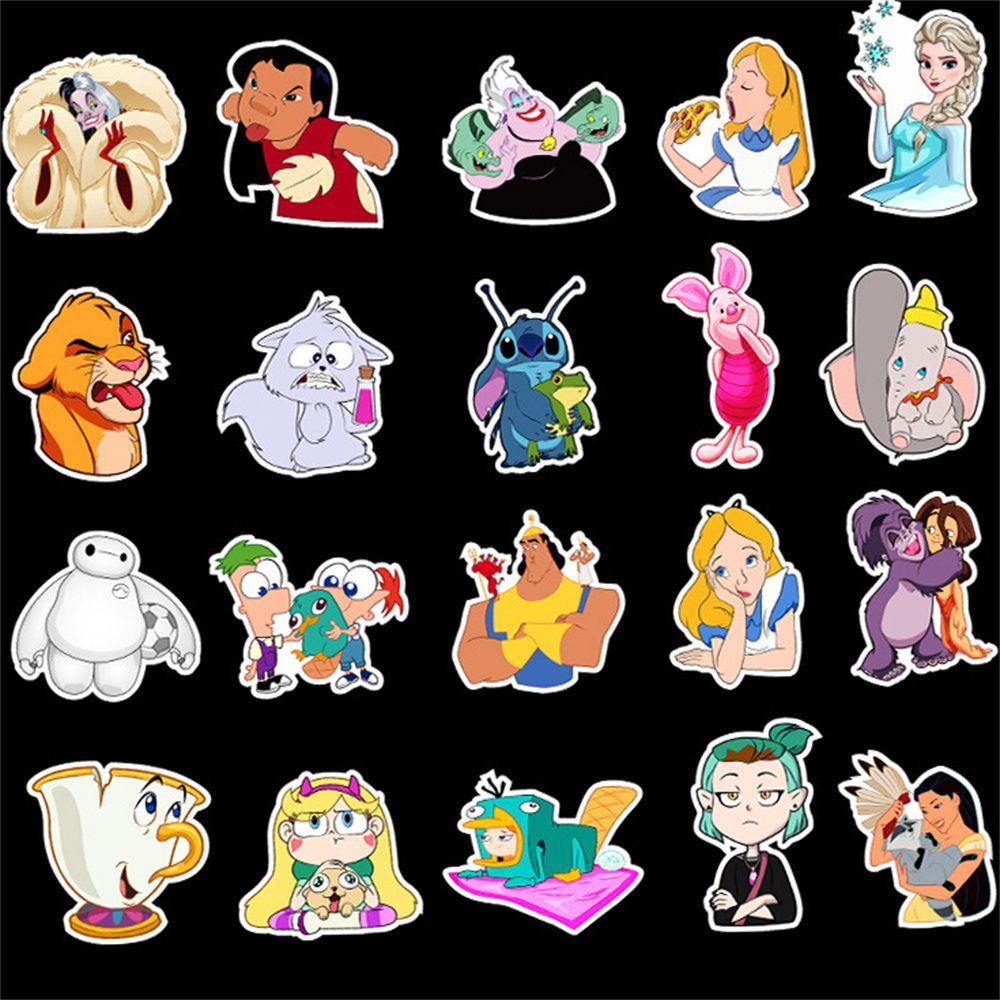 Bộ 50 Miếng Dán Anime Trang Trí Sổ Tay DIY