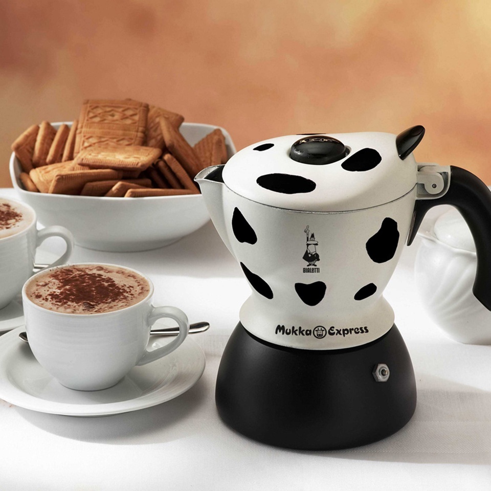 Ấm Moka Pot Bialetti Mukka Express - ấm pha Cappuccino/Latte thủ công