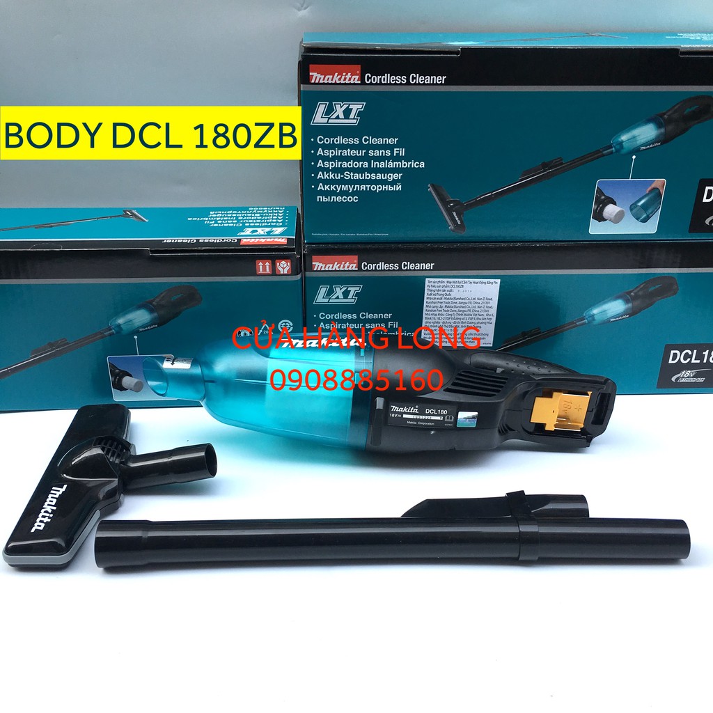 Thân Máy hút bụi dùng Pin 18 V Makita Dcl 180ZB