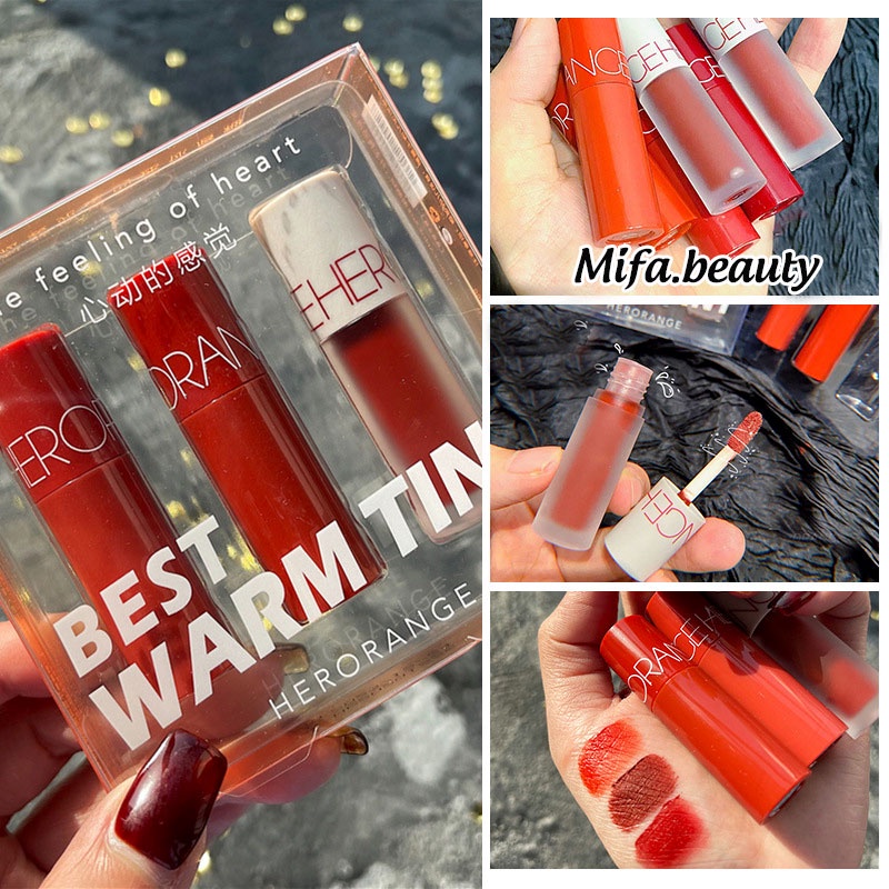 Set Son 3 Cây New Herorange Chính Hãng Nội Địa