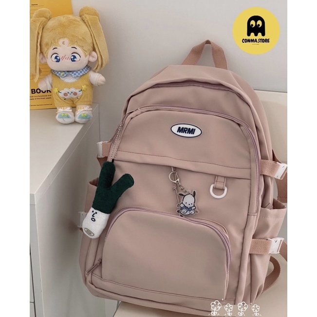 Balo đi học basic xinh xắn MrMi v4 màu pastel nhẹ nhàng 🪁 HÀNG CÓ SẴN