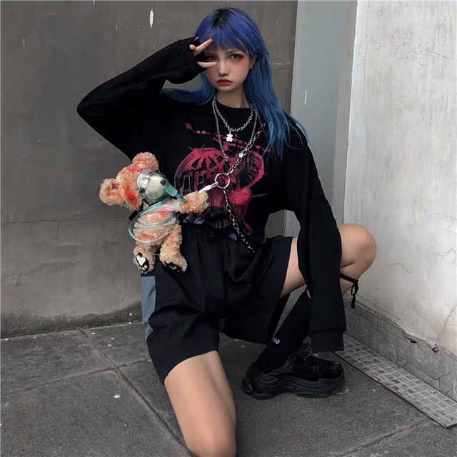 Túi gấu đeo chéo Bundy tàn tật đẫm máu dây xích Ulzzang Hàn Quốc siêu chất 👍