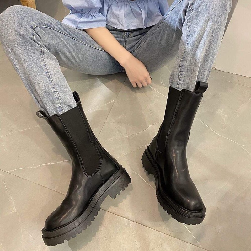 GIÀY BOOT ULZZANG SIZE 35 HÀNG NEW MẤT HỘP