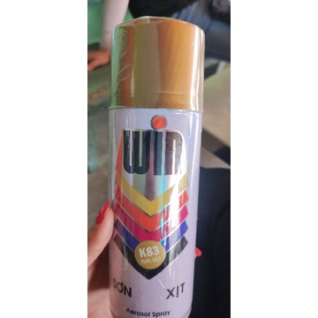 Xịt Win K83 màu xi mạ vàng