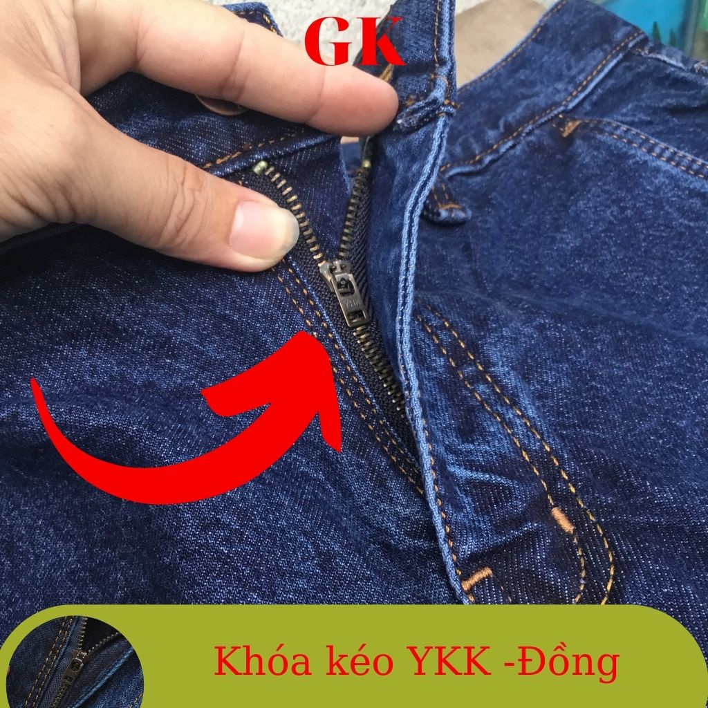 Quần jaen ống suông phom ống rộng quần bò trung niên ,chất vải cotton cao cấp, hàng chuẩn trung niên bigsize