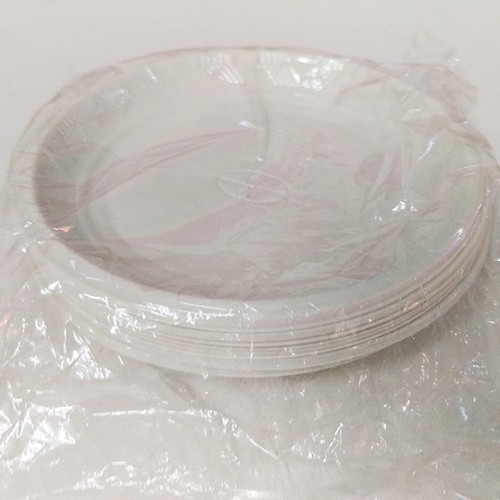 Túi 50 đĩa nhựa dùng 1 lần đường kính 11,5 cm, đĩa nhựa ăn bánh sinh nhật