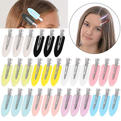 40 Kẹp Tóc Không Uốn Cong Cho Bé Gái, Kẹp Tóc Không Nhăn, Kẹp Tóc Trang Điểm Tạo Kiểu Tóc Cho Bé Gái