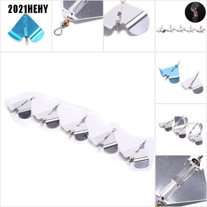 [2021HE] fishing sequins lures rotating blade fiy fishing hard metal spinner bait tackle #HY