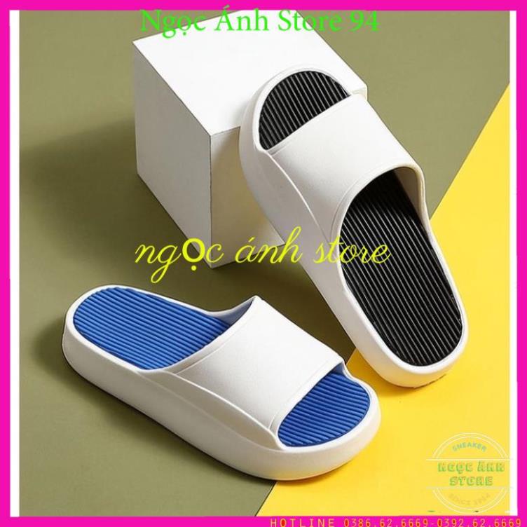 Dép nữ, nam đế cao 5cm, dép quai ngang chất liệu Eva cao cấp khônng thấm nước, size từ 36-44, hottrend