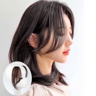 tóc 2 mái bay Hàn Quốc làm bằng tóc thật