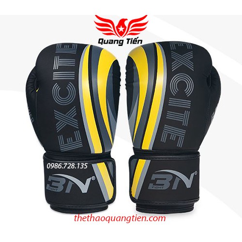 Găng tay boxing Bn 4.0 EXITE 2020 chính hãng đen trắng