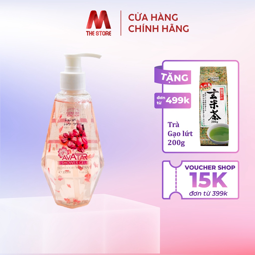 Sữa Tắm Bông Hoa JOJOBA AVATAR Hương Nước Hoa Nhật Bản 350ml