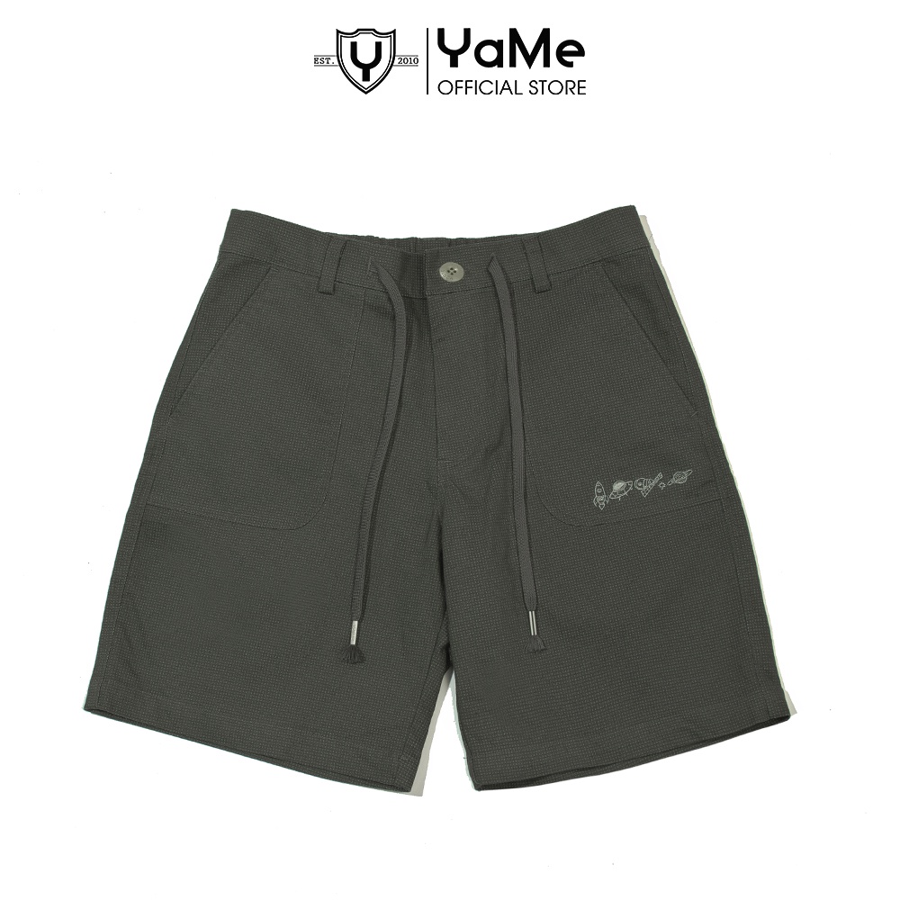 Quần Short KaKi Nam Form Trên Gối Thương Hiệu Thời Trang Y2010 Ngân Hà Space Ver7 21094 |YaMe|