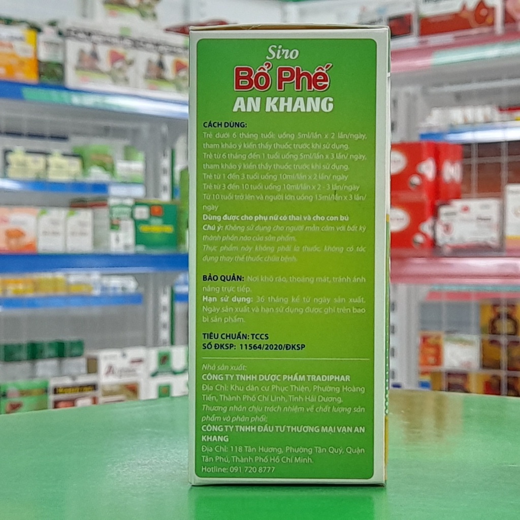 Siro Bổ Phế An Khang- Hỗ trợ hạn chế ho nhiều, giảm tăng tiết đờm, tăng hệ miễn dịch đường hô hấp