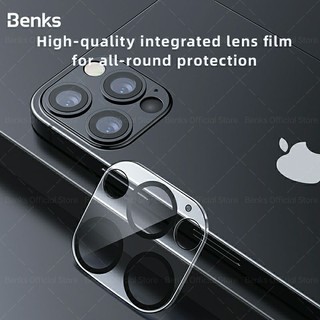 Dán kính cường lực Camera iPhone 12 Mini, 12, 12 Pro, 12 Pro Max Chính hãng Benks bảo vệ cụm camer trong suốt