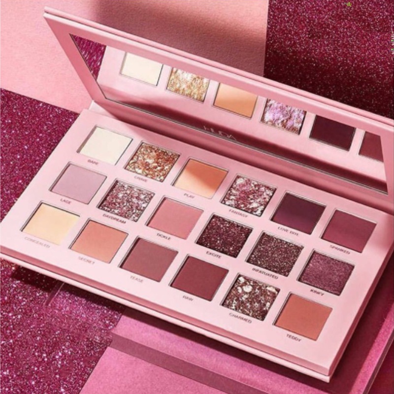 Bảng phấn mắt nhũ 18 ô Lameila lấp lánh phấn mắt trang điểm siêu xinh Biccosmetic