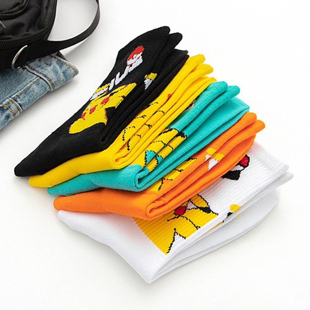 IVORY Vớ Cổ Vừa In Họa Tiết Hoạt Hình Pikachu Pokemon Thanh Lịch Cho Nam Và Nữ