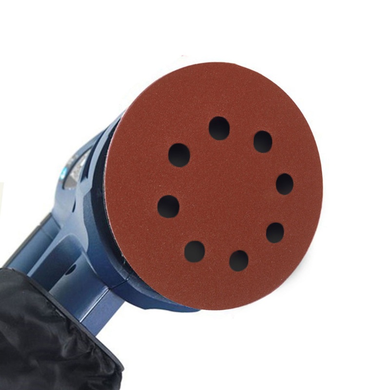 Giấy Nhám Hình Tròn 125mm 8 Lỗ Chuyên Dụng Đánh Bóng
