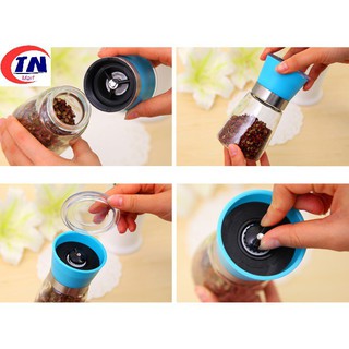 [Hot]-Cối xay tiêu thủy tinh mini