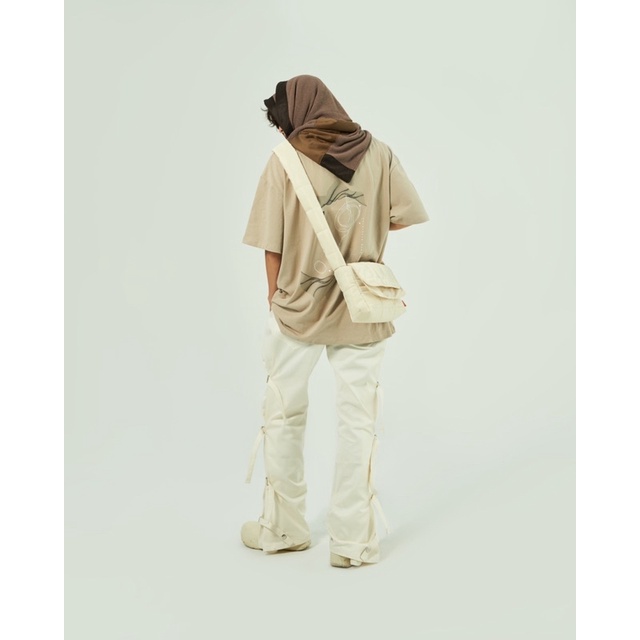ILSN Webbed Bondage Pants/ madeby.illustration quần dây khaki