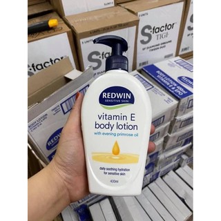 Dưỡng thể Vitamin E Redwin 400ml Úc