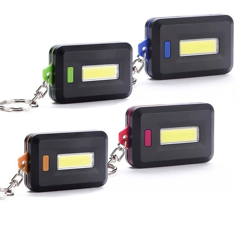Đèn LED COB Mini 3 Chế Độ Dạng Móc Khóa