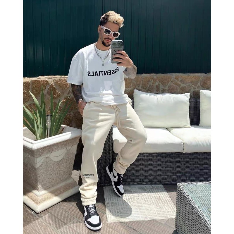 Áo thun tay lỡ Essentials, áo thun nam nữ unisex | BigBuy360 - bigbuy360.vn