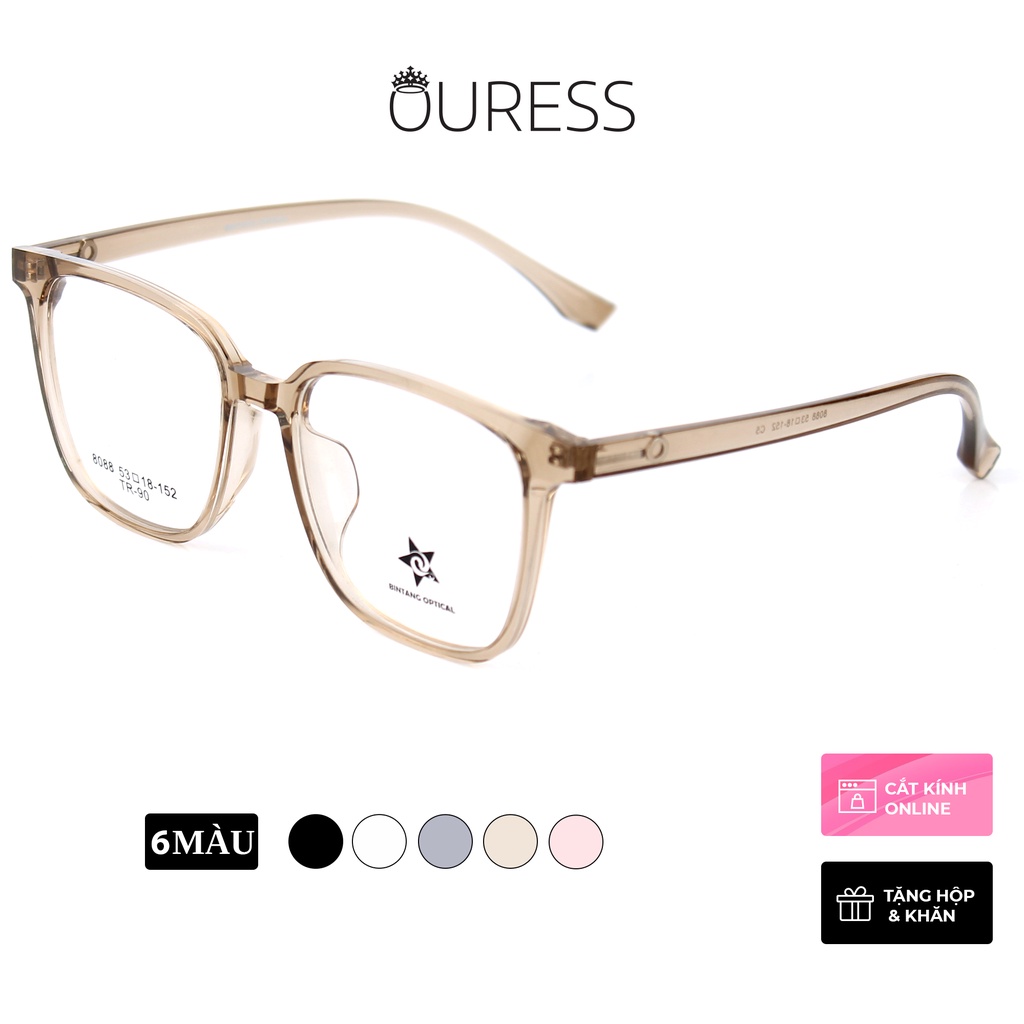 Gọng kính nhựa cao cấp nhẹ bền hợp thời trang OURESS - 8088