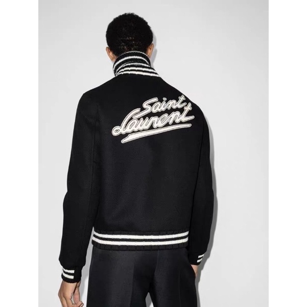 Áo khoác bomber Saint Laurent Teddy Jacket