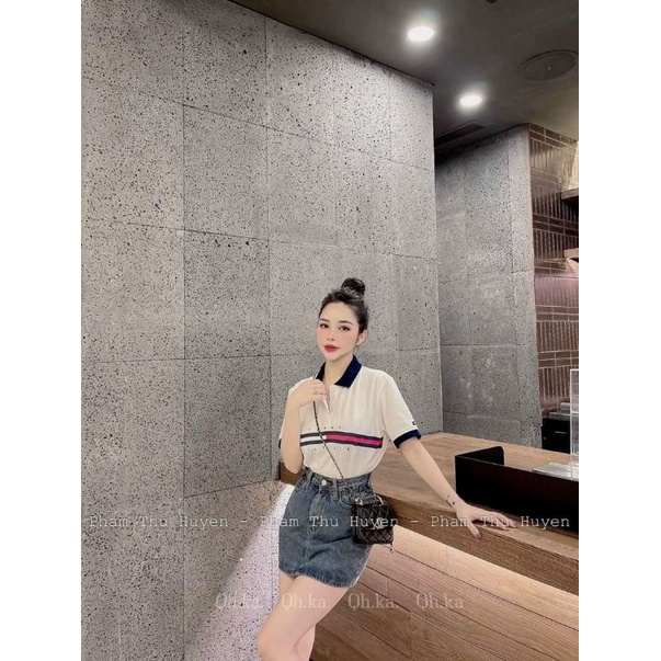 Quần sooc jeans 2 khuy cạp cao hàng QCL1