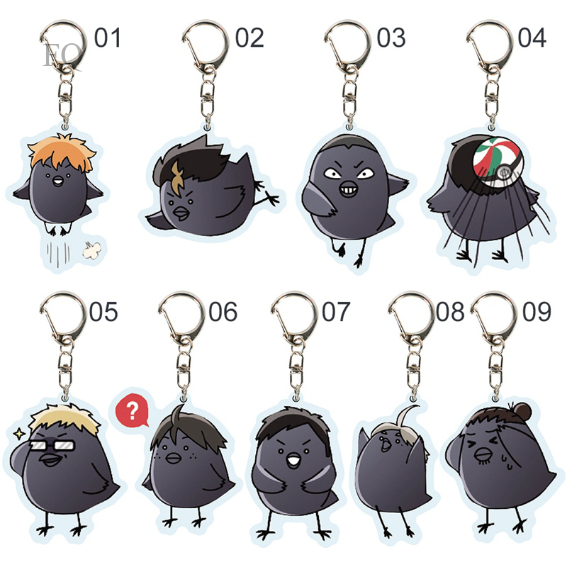 Móc Khóa Cao Su Nhân Vật Haikyuu