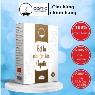 BỘT LÁ NHUỘM TOC OGATIC ( ĐEN DỊ ỨNG , DÀNH CHO NGƯỜI BỊ DỊ ỨNG VÀ MẪN CẢM VỚI MÀU NHUỘM )