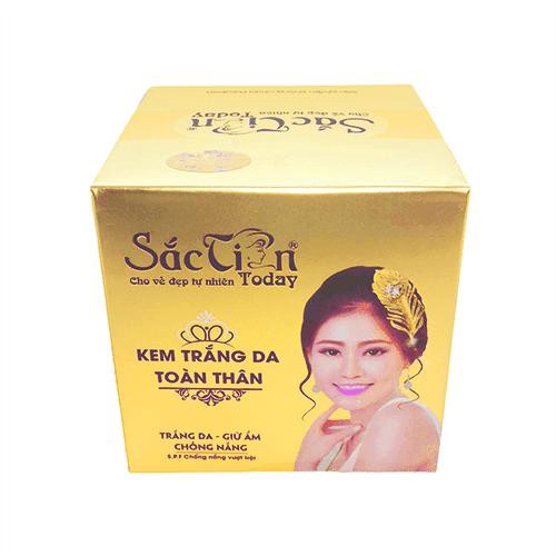 Kem dưỡng trắng da - Chống nắng toàn thân - Sắc tiên today (100g)