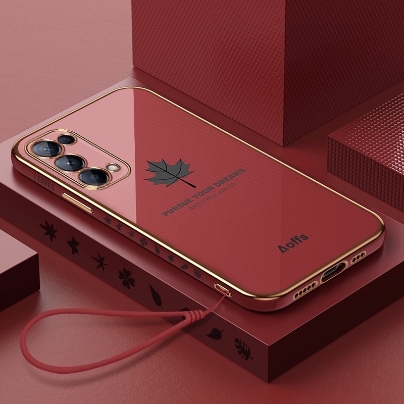 Ốp lưng oppo reno 5 pro reno 4 reno 5 Ốp Điện Thoại silica gel Mềm Mạ Điện Góc Phải Chống Sốc Cho oppo reno 5 pro reno 4 reno 5