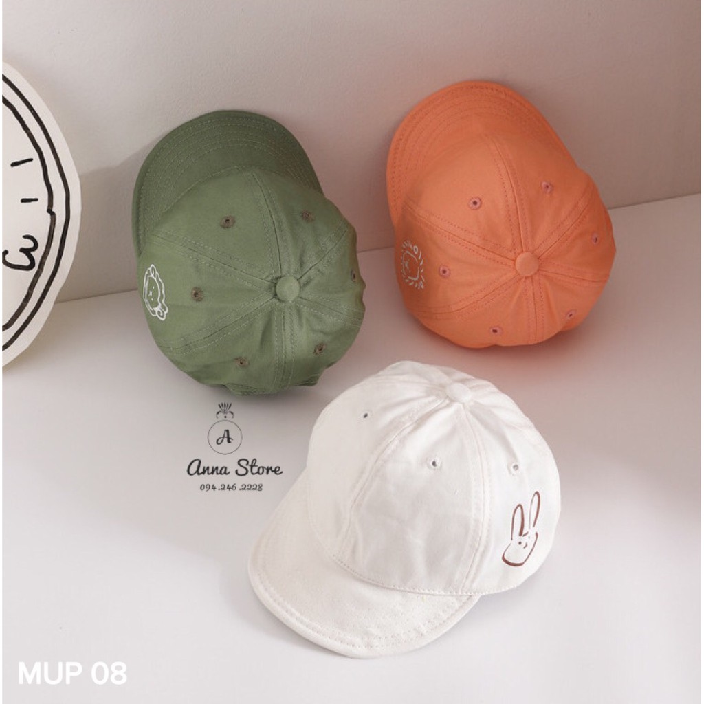 MUP 08 : Mũ lưỡi trai cho bé vòng đầu 46-48cm