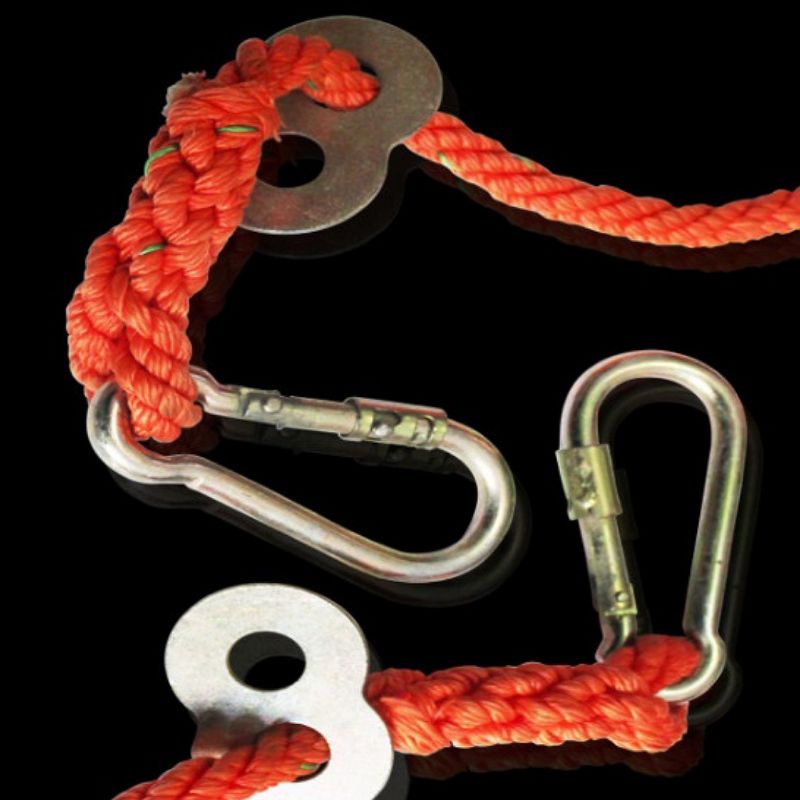 Dây Đai An Toàn Toàn Làm Việc Trên Cao Bằng Sợi Polyester, 2 Móc Thép To