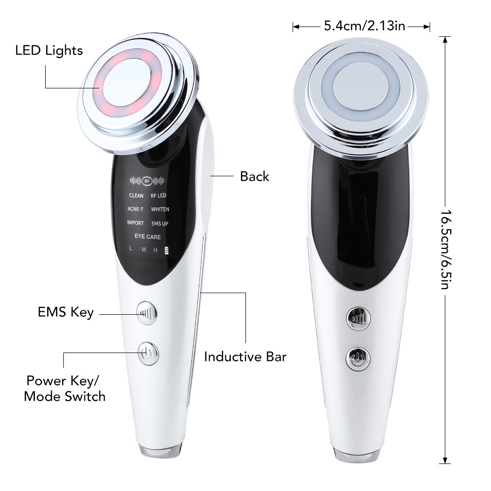 Máy Mát Xa Mặt EMS 7 Trong 1 Giúp Trẻ Hóa Làn Da Hiệu Suolaer