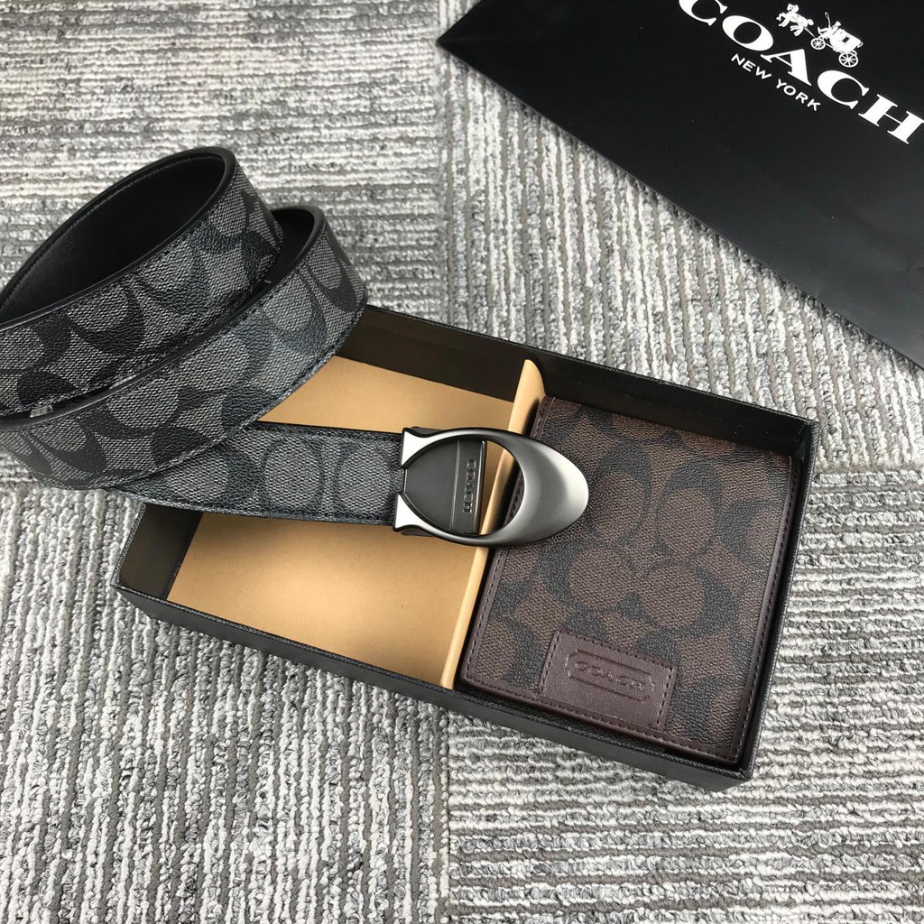 Ví Nam Coach + Thắt Lưng / Hai Trong Một