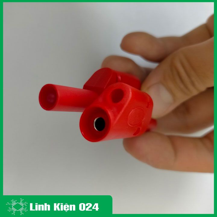 Jack nối nhanh an toàn 4mm, jack nối chịu áp 600V 32A màu đen, đỏ