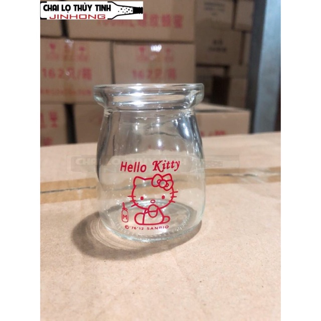 HỦ SỮA CHUA 100ml IN HÌNH HELLO KITTY