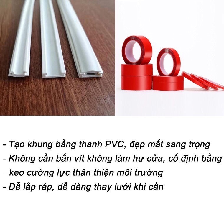 Rèm cửa sổ nam châm chống muỗi thế hệ mới