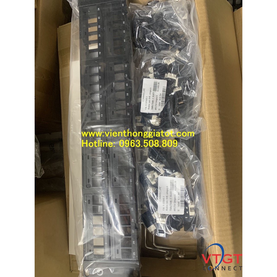 Patch panel 48 cổng commscope CAT6 P/N: 760237041